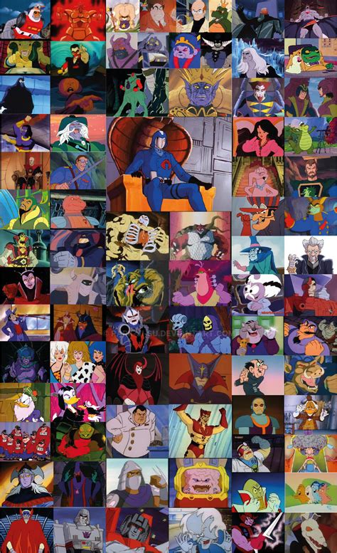 80s Cartoon Villains Collection By Park Ji Su On Deviantart