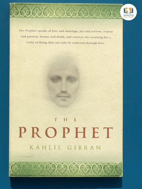 The Prophet by Kahlil Gibran - Umutesi Open Library