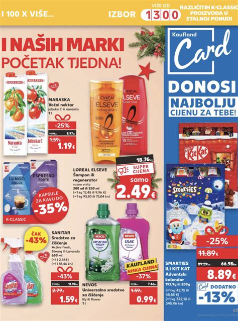 Kaufland Akcija Za Po Etak Tjedna Do