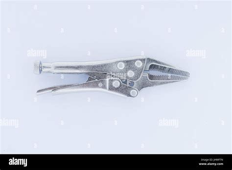 Isolated Locking Plier With Clipping Path Stock Photo Alamy