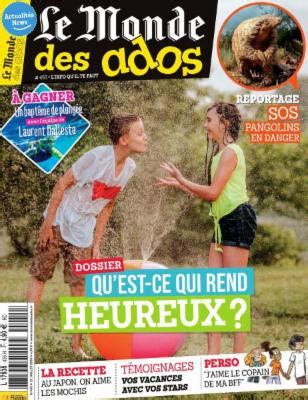 Le Monde Des Ados 22 Juillet 2020 PDF Digital Magazines