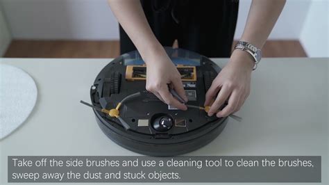 How To Clean The Robot Vacuum S Side Brush By Yourself YouTube