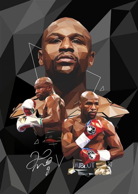 Floyd Money Mayweather Jr Poster Picture Metal Print Paint By