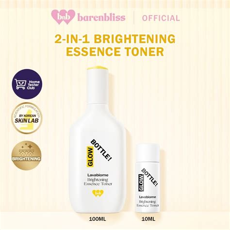 Jual Bnb Barenbliss Metaglow Glow Bottle Lavabiome Brightening Korea Essence Hydrating Toner「28