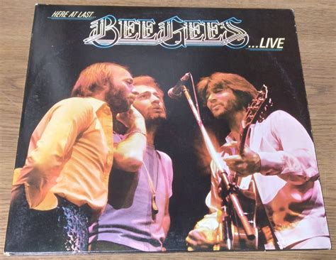 Bee Gees Here At Last Bee Gees Live 1977 Vinyl Lp Jive Talkin Etsy