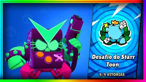 COMPLETEI O NOVO DESAFIO CARTOON No BRAWL STARS INVICTO YouTube