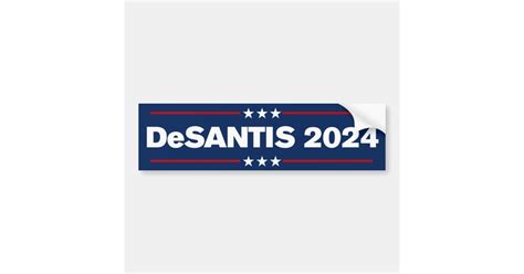 Ron Desantis 2024 Bumper Sticker Zazzle