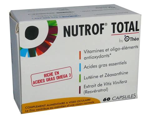 Nutrof Total Complement Alimentaire A Visee Oculaire Caps