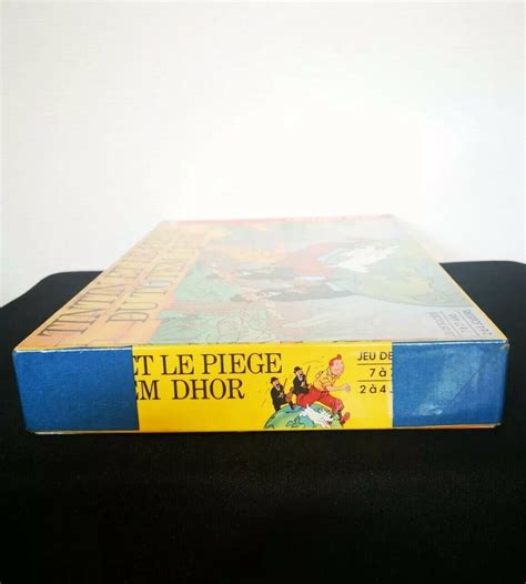 Vintage Jeu De Soci T Tintin Et Le Pi Ge Du Totem Dhor Jeux