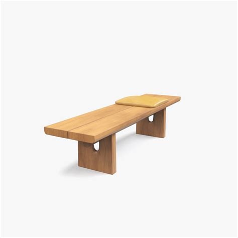 Poliform Bench Nara D Model Turbosquid