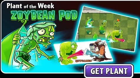 Plants Vs Zombies 2 Arena Zoybean Pod Pvz2 Best Plant Of The Week 17