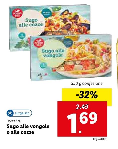 Ocean Sea Sugo Alle Vongole O Alle Cozze Offerta Di Lidl