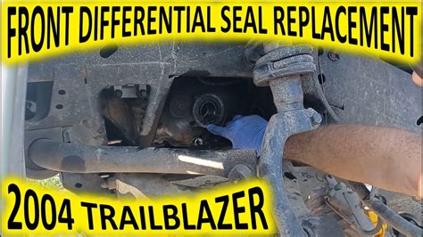 2004 Trailblazer Front Differential Seal Replacement Youtube