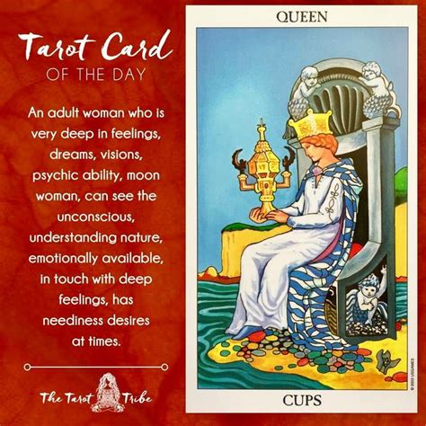 Queen Of Cups Tarot Card Meanings Artofit