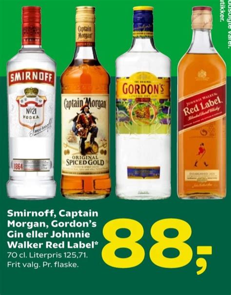 Smirnoff Vodka Tilbud Hos Coop 365