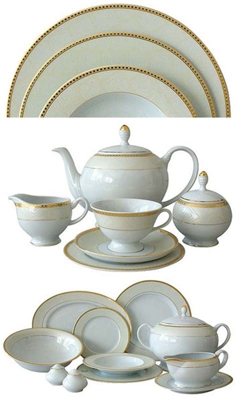 Porcelana Bogucice Carmen Gold SERWIS DO HERBATY 12 27 Ceramika