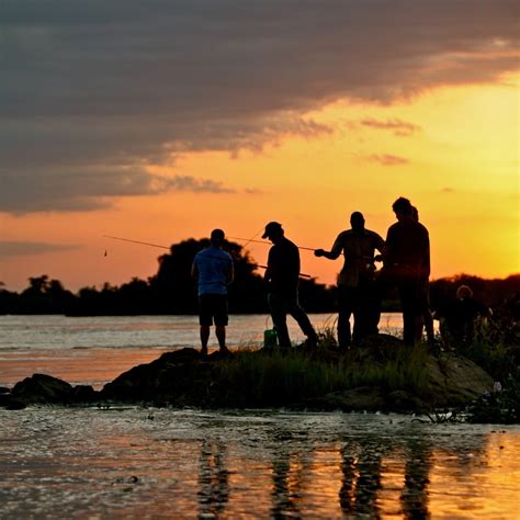 Fishing at sunset is a memorable Adventure. : sunset