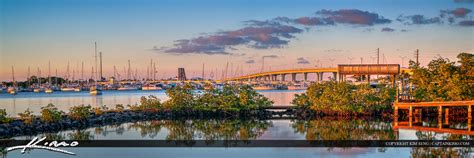 Staurt Florida Roosevelt Bridge St Lucie River Hdr Photography By