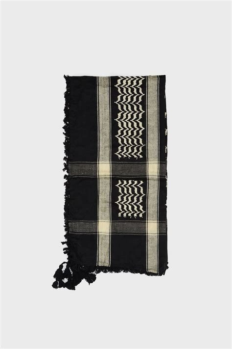 Black & Yellow Keffiyeh Scarf – CAVE