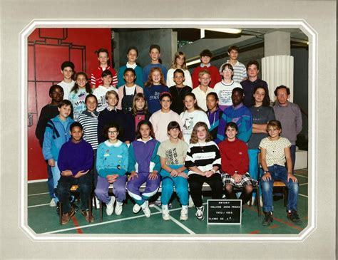 Photo De Classe A De Coll Ge Anne Franck Copains D Avant