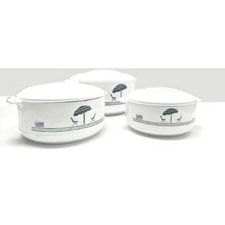 Buy Cello Hot Pot Piece Casserole Set ML Online From ShopClues