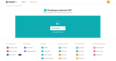 Cara Menghapus Sebuah Halaman Dari File PDF Hasil Pindaian Smallpdf