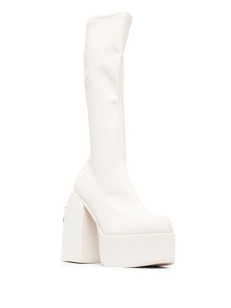 Naked Wolfe White Spice Mm Platform Boots Modesens