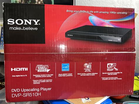 Sony DVP SR510H Upscaling HDMI 1080p DVD Player Pre Owned No Remote