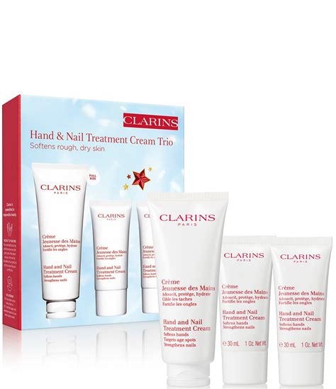 Clarins Hand And Nail Nourishing Treatment Cream Trio Set Dillards