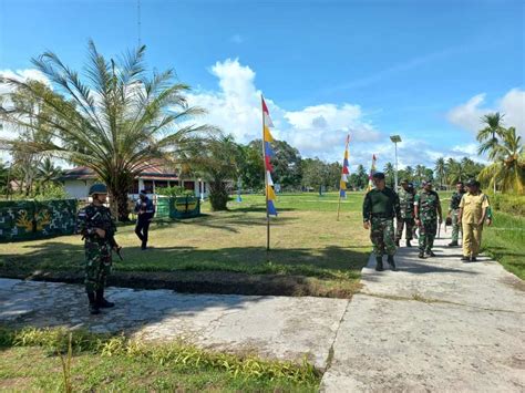 Kunjungi Pos Kokoda Dansatgas Yonif Rk Ts Cek Sarana Dan Prasarana