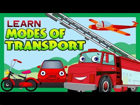 Modes Of Transportation General Voca English Esl Video Lessons