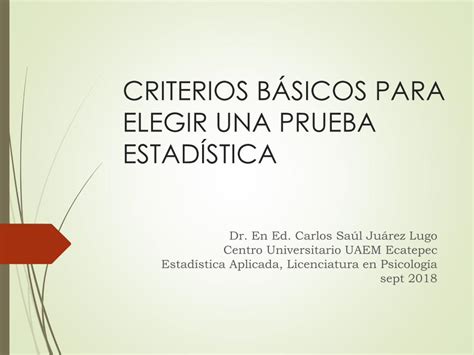 PDF CRITERIOS BÁSICOS PARA ELEGIR UNA PRUEBA ESTADÍSTICA DOKUMEN TIPS