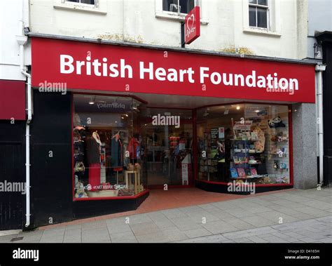 A British Heart Foundation Charity Shop Stock Photo Alamy