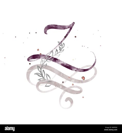 Calligraphy Letter Z