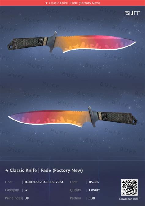 Csgo Classic Knife Fade Fn Video Gaming Gaming Accessories In Game