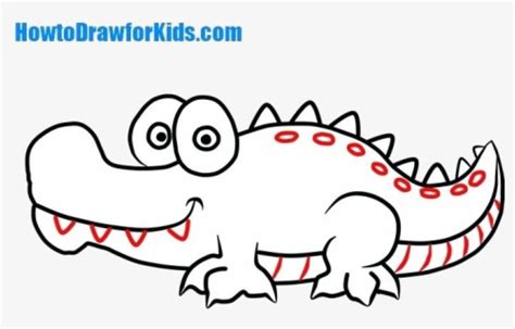 How To Draw Alligator - Buwaya Drawing , Free Transparent Clipart - ClipartKey