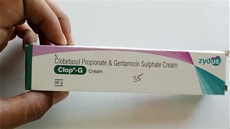 Clop G Cream Clobetasol Propionate And Gentamicin Sulphate Cream