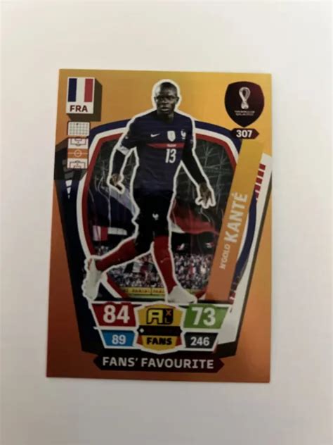 Fifa World Cup Qatar Ngolo Kant Fans Favourite Card New