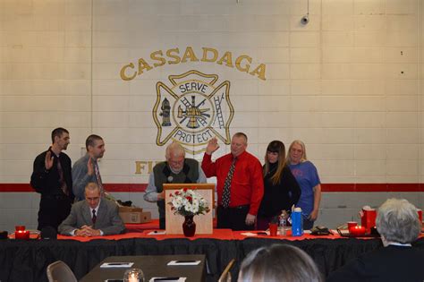 Cassadaga Volunteer Fire Department Holds 2022 Installation Banquet