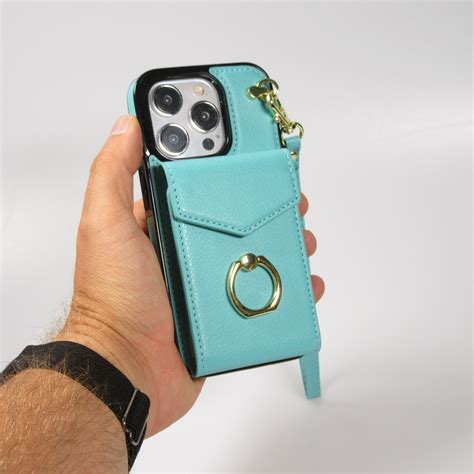 Coque Iphone Pro Max Etui L Gant Look Cuir Deluxe Avec