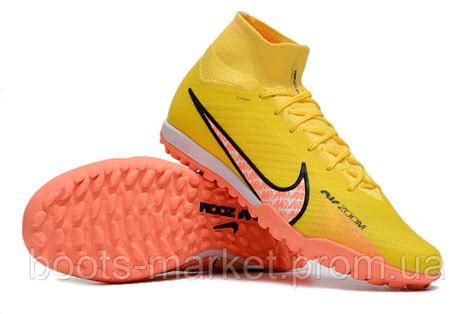 Купить Сороконожки Nike Air Zoom Superfly IX TF / найк аир зум желтые ...