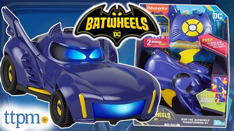 Batwheels Bam The Batmobile Transforming Rc Youtube