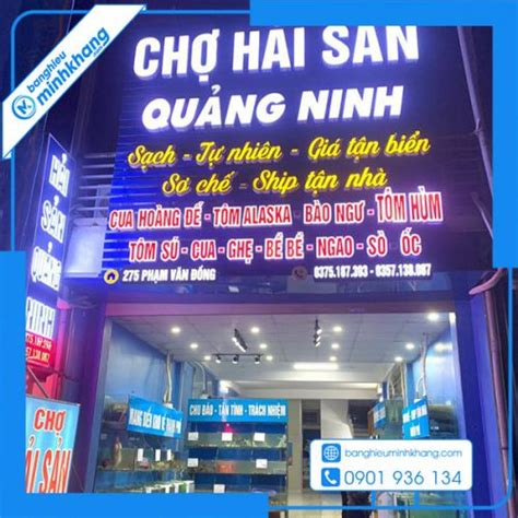 29+ Mẫu Biển Quảng Cáo Hải Sản Đẹp, Hút Khách | Bảng Hiệu Minh Khang