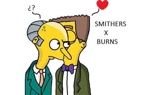 Burns X Smithers Los Simpson By Monse361 On Deviantart