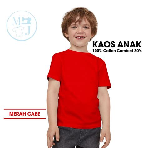 Produk O Neck Anak Pabrik Kaos Polos Murah Surabaya Kaospolosjaya