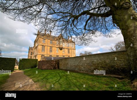 Montacute House Somerset Uk National Trust Gardens Stock Photo Alamy