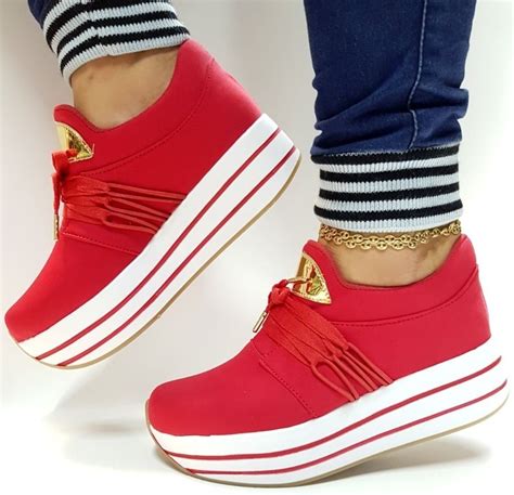 Venta Tenis Rojos De Moda En Stock