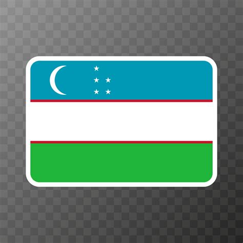 Uzbekistan flag, official colors and proportion. Vector illustration ...