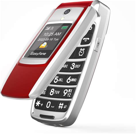 Easyfone T300 4G Unlocked Big Button Flip Mobile Phone For Seniors