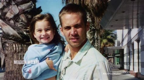 Photo Paul Walker Sa Fille Meadow Lui Rend Un Tendre Hommage Avec Un